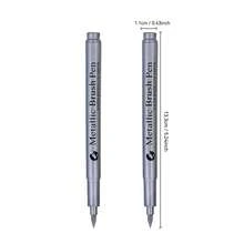 3-12 pezzi/set Pennarelli permanenti metallici, bianco/oro/argento, pennarelli a base di olio impermeabili per rocce, tazze, ceramiche, vetro, forniture per pittura fai-da-te