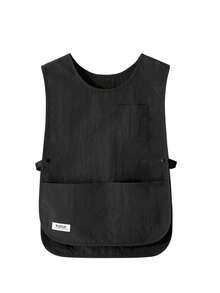 Minimalist Apron Vest With Adjustable Waist Strap, Front And Back Pockets For Convenient Storage, Suitable For Baking, Painting, Bubble Tea, Hot Pot, Catering, Etc. (Black) - Black - View 5