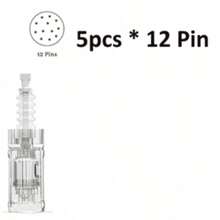 Agujas de repuesto Derma Ultima A1/A6/A10/M5/M7/N2 - 12-42 agujas/Nano redondo (estilo bayoneta) compatible con bolígrafo eléctrico de microagujas, Dr.Pen - Multicolor - Ver 11