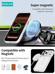 Ốp bảo vệ sạc không dây từ tính Koolife tương thích với APPLE 17 ProMax, bề mặt mềm mại, hiệu ứng mờ huyền bí, chống trượt, chống rơi, chất liệu 2 trong 1 PC+TPU, tương thích với iPhone 17 ProMax/ 17/ 17 Pro/ 17 Air/16/16 Pro/16 Plus/16 ProMax/11/11 Pro/11 ProMax/12/12 Pro/12 ProMax/13/13 Pro/13 ProMax/14/14 Plus/14 Pro/14 ProMax/15/15 Pro/15 Plus/15 ProMax, S26/S26 Ultra/S25 Ultra/24 Plus/23/22 - Nút chặn bụi màu trắng với nơ đính đá. - Xem 6