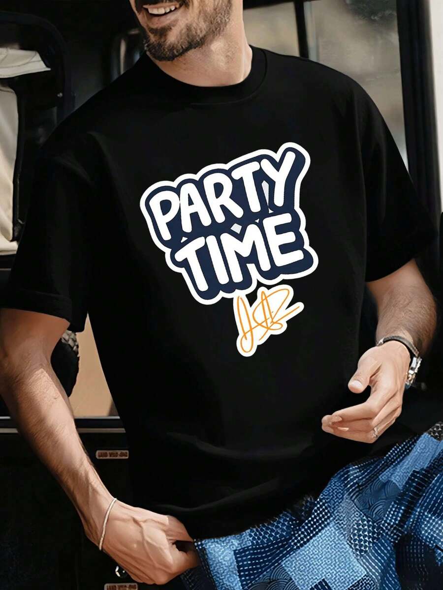 T-shirts pour hommes - Noir - Voir 1