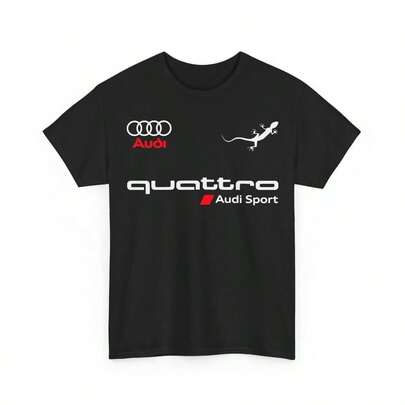 Audi Sport Quattro T-Shirt _ Rally Racing Car Vintage Motorsport Tee