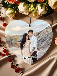 1 pezzo Ciondolo personalizzato per auto con foto, accessori per auto con foto personalizzata, ornamento per auto con foto di famiglia personalizzata, accessori per decorazione auto con foto personalizzata, accessori per decorazione interna auto, regalo foto per specchietto retrovisore, regalo di compleanno, regalo di anniversario, regalo per coppia, regalo foto di famiglia, regalo per fidanzato/lui/marito/papà, regalo per fidanzata/lei/moglie/mamma - Stile 2 - Visualizzare 4