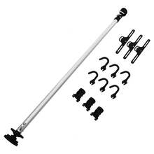 Floor To Ceiling 3 Bike Vertical Freestanding Hanger Parking Rack, Bicycle Storage Rack 360° Adjustable Hook Indoor Bike Storage Pole Stand For Storing Bicycles In Garages Or Apartments - Bike Storage Rack - View 8
