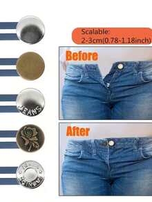 1pc Adjustable Waist Elastic Waistband, Metal Buckle, Ideal Gift, Suitable For Pairing With Women's Jeans And Skirts, Unisex, Minimalist Style - Multicolor - View 10