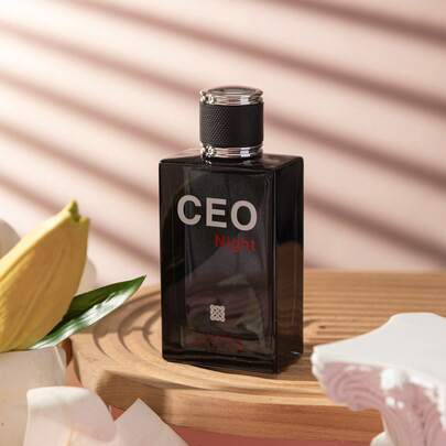 100毫升/3.4液盎司 CEO 男士香水喷雾，浓郁持久，古龙水香调，木质香调，约会和工作必备，送给男友的礼物，吸引男性魅力，神奇工具