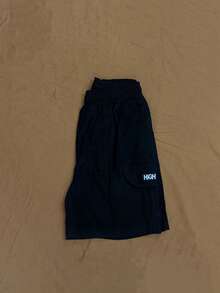 Cargo Shorts With Elastic Waistband, Direct From The Factory. - Black - View 2