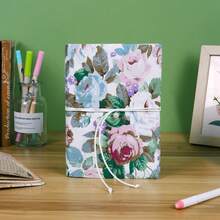 Book Cover Protector Paperback, A5 Book Cover Hardcover, Soft Cloth Book Covers - Pink Floral Design, Adjustable Book Sleeve Fit 5.5*8.5 Inch Hardcover Notebook Textbooks Bible Novels - Hoa hồng nhiều màu - Xem 5