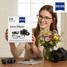 Zeiss Pre-Moistened Lens Cleaning Wipes, Anti-Fog Wipes, Lens Cleaning Wipes, Pre-Moistened, Eyeglass Cleaner, Lens Cleaning Wipes, Pre-Moistened, Individually Packaged Wipes Suitable For Binoculars, Eyeglasses, Fashion Glasses, Camera Lenses And Coated Glass On Scopes - Multicolor - View 6