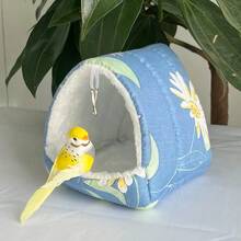 Parrot Cotton Nest Warm Pheasant Tiger Skin Peony Thickened Pheasant Insulation Bird Nest Hanging Cold-Proof Winter Supplies - Multicolor - View 3