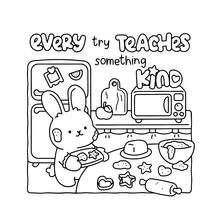 40 Páginas - 200g, Livro de Colorir Urso Lanterna Fofo, Estilo Adorável de Cura, Elementos de Urso Lanterna, Esquema de Cores Amarelo-Marrom, Com Detalhes de Lanterna, Desenho Relaxante + Sensação Aconchegante, Adequado para Papelaria, Suprimentos Escolares, Presente Ideal para Meninas, Dia dos Namorados, Ano Novo - Frases reconfortantes - Visão 2