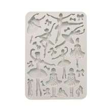 Stamperia - Molde de silicona A5 para álbumes de recortes álbums diarios y más ballet antiadherente adecuado para arcilla seca al aire y más perfecto para manualidades y regalos The Nutcracker - Multicolor - Ver 3