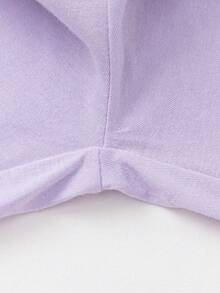 Balabala 男女通用家居裤，柔软舒适面料，均码，休闲夏季居家服 - 粉紅紫 - 查看 4