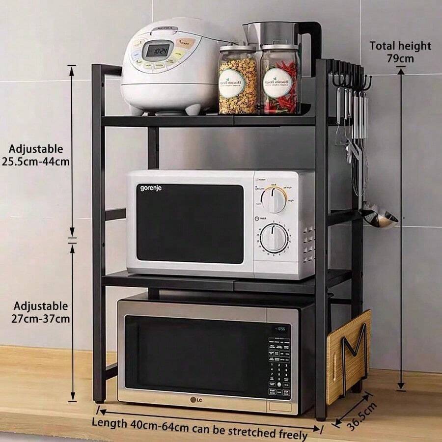 Baker's Racks - Preto - View 1