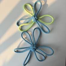 Pet Chew Toys Cotton Rope Set (3 Piecesfor Dogs - Durable & Teeth Cleaning - Multicolor - View 12