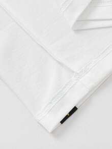 Balabala Kids Tween Boys' Short-Sleeve T-Shirt, Classic Letter Design T-Shirts - 本白 - 查看 6