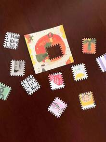 1pc Stamp Embossing Tool, Stamp Planner Hole Punch, Creative Handmade Embossing Tool, Scrapbooking Material Collecting Tool, Suitable For Scrapbooking, Paper Crafts And Gift Making, No Battery Required, Manual Hole Puncher (Random Color) - Multicolor - View 6
