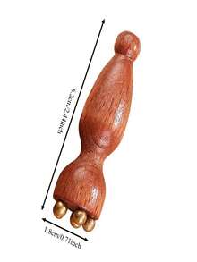 2件套黄铜面部按摩工具 | 纯黄铜眉部及面部穴位按摩器，无需电池，手动使用 - 彩色 - 查看 7