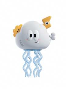 发条跳舞毛绒云朵玩具，章鱼造型，可爱扭动，赛博朋克雨云造型玩具，无需电池，发条机制，婴儿减压益智玩具，生日派对礼物 - 彩色 - 查看 13