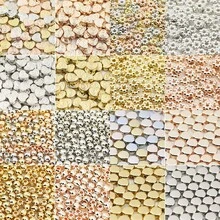100颗电镀CCB多色隔珠，珠宝制作DIY项链手链耳环配件 - diy - 查看 2