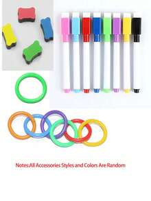 随机颜色可重复使用的蒙特梭利描红练习册，练字，学习字母，绘画教育控制训练，学校练习本，英文字母学习笔记本，蒙特梭利教育书籍，练字练习本，涂色书