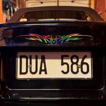 1 Pc Sally's Tattoo Car Bumper Sticker, Cute Vinyl Tramp Stamp Car Decal, Sally's Pin-Striping Sticker Gift For Cars Fans - Easy To Apply - A - View 12