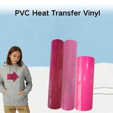 Cuộn decal chuyển nhiệt PVC, thích hợp cho vải áo thun, vải cotton, gối, v.v. Tương thích với tất cả các máy cắt, decal vĩnh cửu, dễ cắt, dùng để thêu, ủi nhiệt, thích hợp cho áo khoác, quần áo, ba lô, quần jean, áo thun, v.v. - Nhiều màu - Xem 9