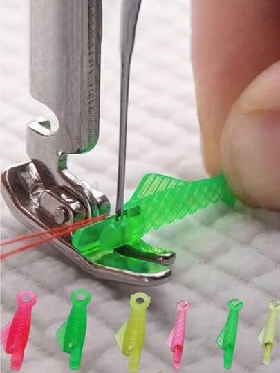 1-6pcs Sewing Machine Threader - Easy Automatic Threader, Fish-Shaped Threader, Suitable For Small Needles, Embroidery, Sewing Crafts And DIY Arts - Easily And Quickly Thread Your Hand Sewing Needles! Mini Sewing Machine With Hook Threader, Fish-Shaped Thread Guide Threader.