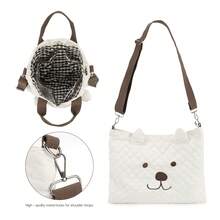 1个妈妈包，孕妇尿布包，单肩手提包，大容量收纳包 - 彩色 - 查看 5