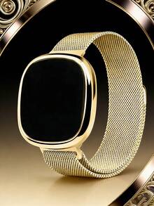 Men's Gold-Tone Sports Bracelet Watch, Suitable For Daily Wear - Gold - View 7