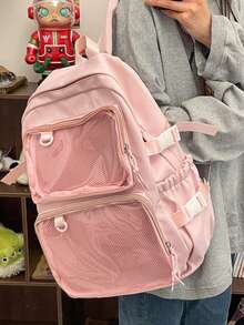 2024 New Cute JK Clear Pocket Backpack, Women Transparent Backpack, School Bag