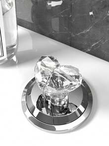 5个装 - 创意马桶水箱按钮辅助装置，新款钻石心形马桶冲水按钮，时尚马桶冲水按钮 - 彩色 - 查看 8