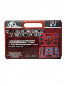 KIT PARA FRENOS/ OPRESOR DE PISTON CALIPER/ CAMBIO DE BALATAS - Rojo - Ver 3