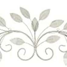 Stratton Home Decor - Decoracin de pared de hoja de metal cepillada para decoracin del hogar, decoracin de pared de metal hecho a mano para entradas y dormitorios, decoracin de pared tradicional - como se muestra en la figura - Ver 4