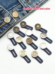 1pc Adjustable Waist Elastic Waistband, Metal Buckle, Ideal Gift, Suitable For Pairing With Women's Jeans And Skirts, Unisex, Minimalist Style - Multicolor - View 12