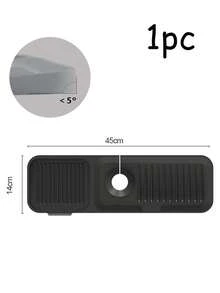 Silicone Faucet Splash Guard, Anti-Splash, Trimmable Narrow Edge, Suitable For Bathroom Sink, Kitchen Sink, Dish Rack, Etc. - Multicolor - View 21