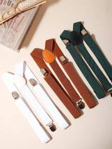 1件装女士可调节Y型细肩带吊带裙，舒适弹力肩带，可调节弹力带和金属夹扣，适合婚礼、演出、大学校园装扮、节日礼物、返校季等场合。 - 彩色 - 查看 11