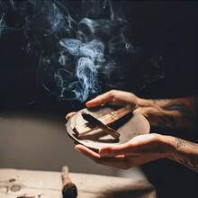 3/7支装 4英寸圣木香棒，秘鲁香棒，树脂香，用于熏香，巫术和瑜伽礼品 - 多色 - 查看 2