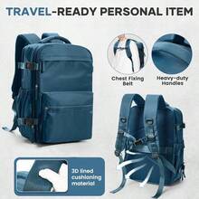 Vacuum Compression Backpack - Durable Nylon, Travel Backpack, Vacuum Bags For Travel, Portable, Lightweight, Stylish, For Home, Outdoor, Everyday Use - Army Green - View 2