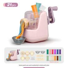 Children's Noodle Maker, Girls' Ice Cream Maker, Playdough Tools, DIY Colored Clay Creative Toys For Girls, Lightweight Clay Modeling Toys Set, Simulated Kitchen Toys Set, Interactive Game - Multicolor - View 12