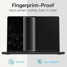 Bộ 3 miếng dán màn hình PET mềm chống chói, tương thích với Apple Air 13.3/13.6/14.2/15.3/16.2 inch (M4/M3/M2), Chống chói | Chống bám vân tay | Siêu trong suốt | Dễ dàng lắp đặt | Không bọt khí | Bảo vệ mắt | Chống trầy xước | Bảo vệ màn hình khỏi trầy xước và hư hỏng | Món quà lý tưởng cho gia đình, bạn bè hoặc người thân yêu nhân dịp công việc, sinh nhật, lễ Phục sinh, Giáng sinh - Bộ 3 tấm phim PET mờ chống chói. - Xem 5