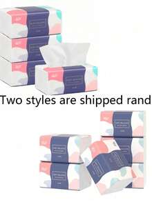 2包卫生纸，420卷大包装面巾纸，5层加厚面巾纸，1整盒卫生纸，纸巾，多用途纸巾 - 彩色 - 查看 6