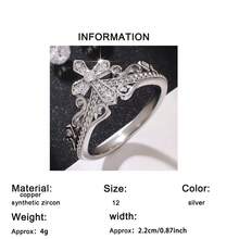 1 pieza Anillo de diseño geométrico cruzado de doble capa, adecuado para el uso diario y la decoración de las mujeres - Plateado - Ver 18