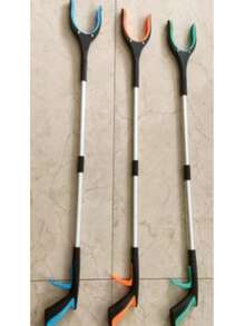 1PC Garbage Clamp Sanitary Pliers Sanitation Garbage Picking Clamp Extendable Foldable Household Picking Tool - Multicolor - View 1