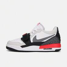 Zapatillas casuales Air Jordan Legacy 312 Low (GS), CD9054-113 - Blanco y Negro - Ver 1