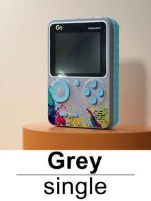 Máy chơi game cầm tay hoàn toàn mới, màn hình lớn 3 inch, tay cầm chơi game kiểu cổ điển, tích hợp 500 trò chơi kinh điển, hỗ trợ chơi 2 người, kết nối với TV, máy chơi game mini di động, món quà tuyệt vời cho chồng và bạn trai. - Nhiều màu - Xem 16