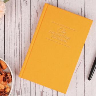 1pc Yellow Everyday Gratitude & Reflection Journal Notebook