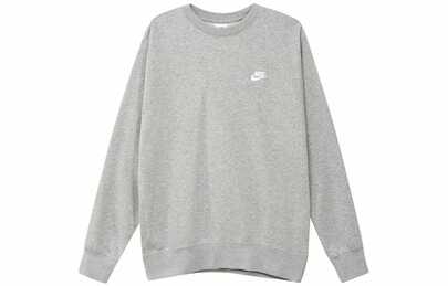 Nike Sportswear Logo 圆领休闲卫衣，春季款，男款，黑色