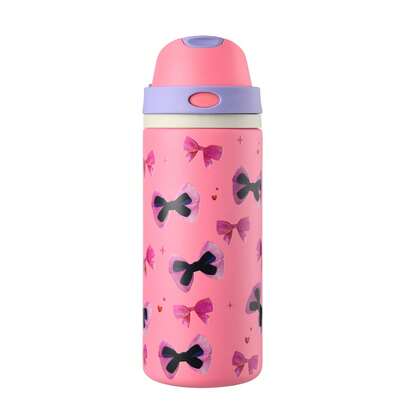 19oz Travel Water Bottle: 2-In-1 Push-Button Drinking Spout And Flip-Up Straw, Leak-Proof, For Hot & Cold Drinks, Stainless Steel Insulated Cup, Fits Car Cup Holders, Ideal Gift For Travel, Fitness, School, And Outdoor Activities