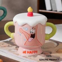 官方海绵宝宝生日陶瓷杯，高品质创意陶瓷牛奶杯 - 彩色 - 查看 6